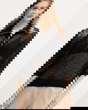 Joseph Ribkoff pulover culoarea negru, light, 261634