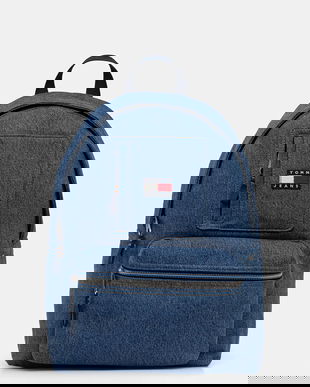 Tommy Jeans rucsac denim mare, uni, AM0AM14052