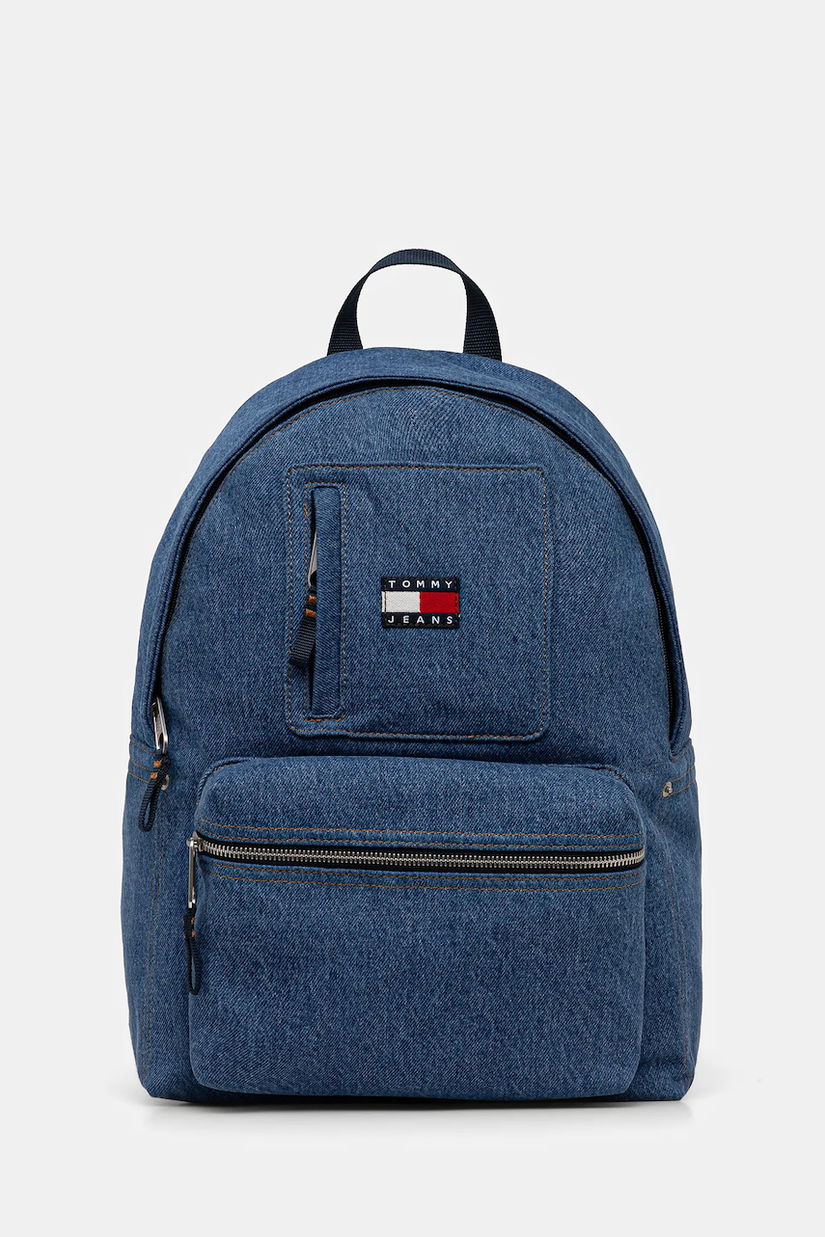 Tommy Jeans rucsac denim mare, uni, AM0AM14052