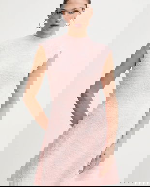 Rotate rochie culoarea roz, mini, mulată, 1152301809