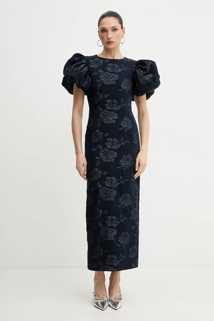 Rotate rochie culoarea bleumarin, 1151172318