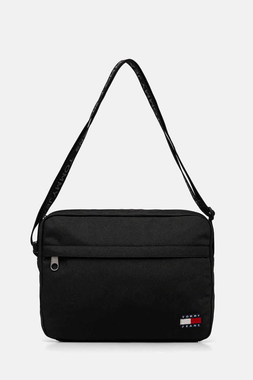 Tommy Jeans husa laptop culoarea negru, AM0AM14075