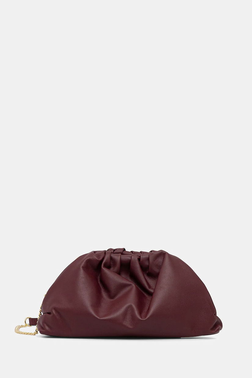 Answear.LAB poseta de piele culoarea bordo