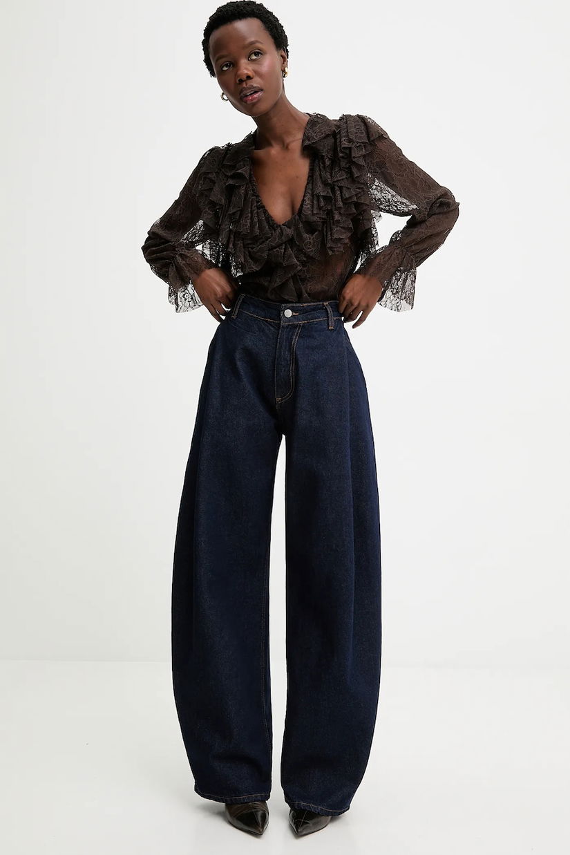 Answear.LAB jeansi culoarea albastru marin