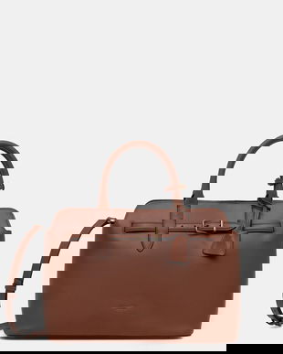 Marc O'Polo poșetă de piele culoarea negru, 50818770201104