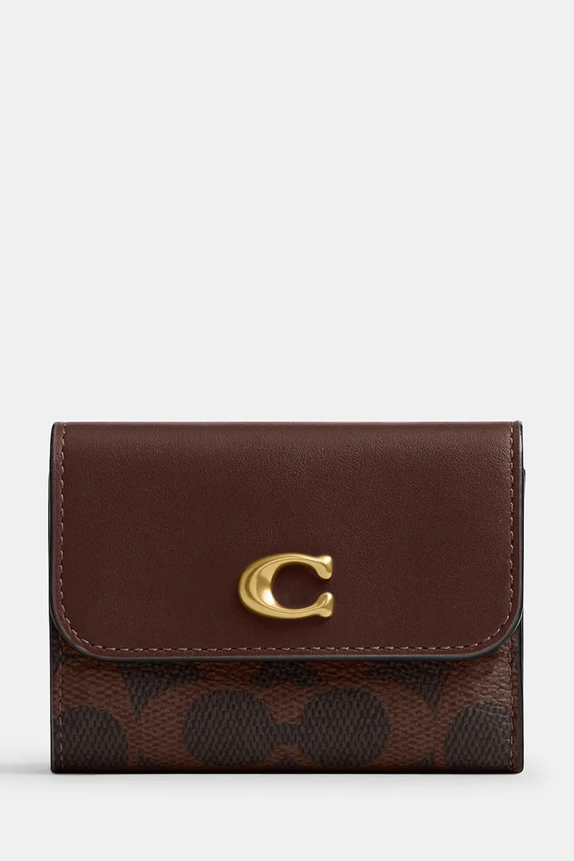 Coach portofel culoarea maro, CAN48