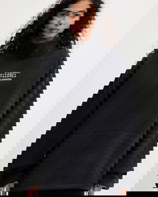 MM6 Maison Margiela x Salomon hanorac din fleece culoarea negru, uni, S52NH0035.M20140.899