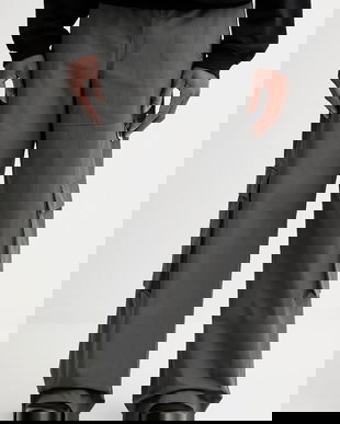 Heliot Emil pantaloni culoarea gri, drept, AW25_M_10_207_DGY05_CO