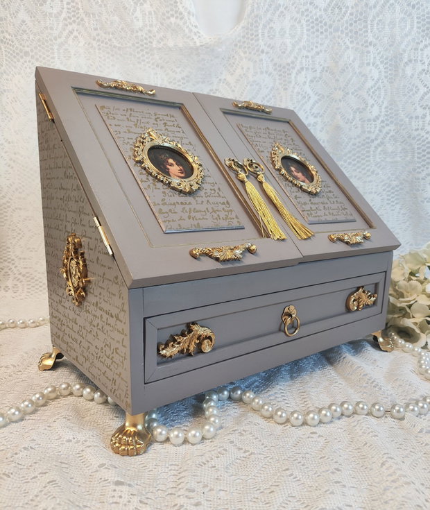 Organizator vintage din lemn-Baroque