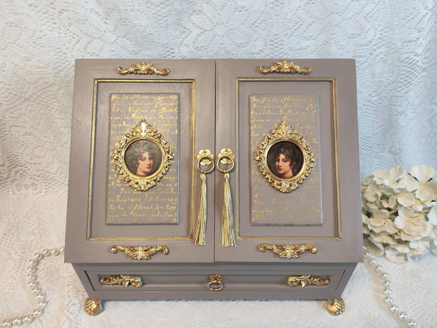 Organizator vintage din lemn-Baroque
