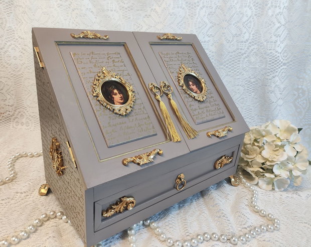 Organizator vintage din lemn-Baroque