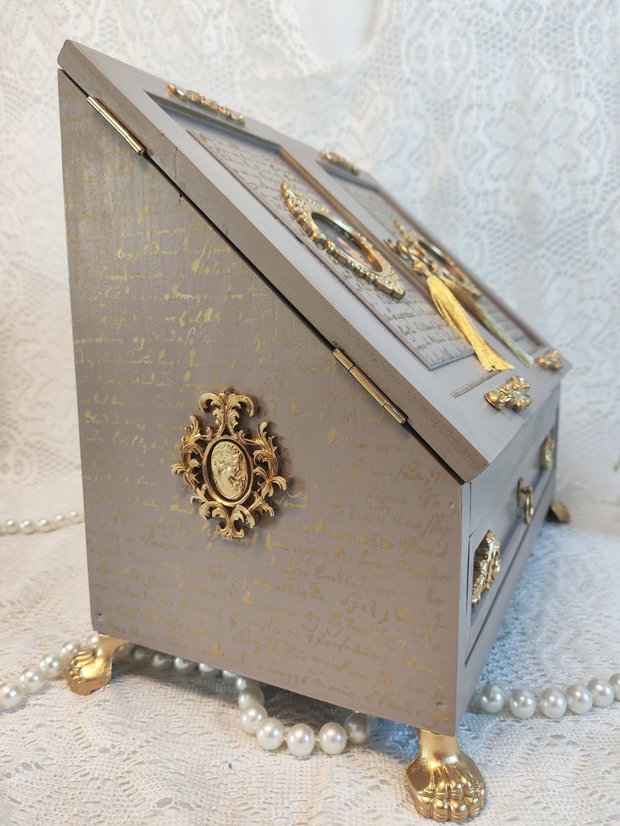 Organizator vintage din lemn-Baroque
