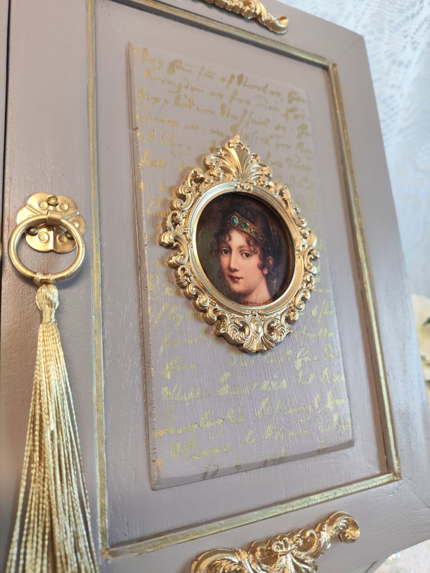 Organizator vintage din lemn-Baroque