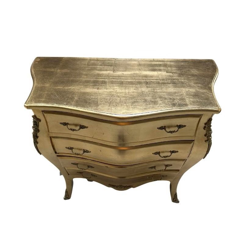 Comoda baroc din lemn masiv auriu