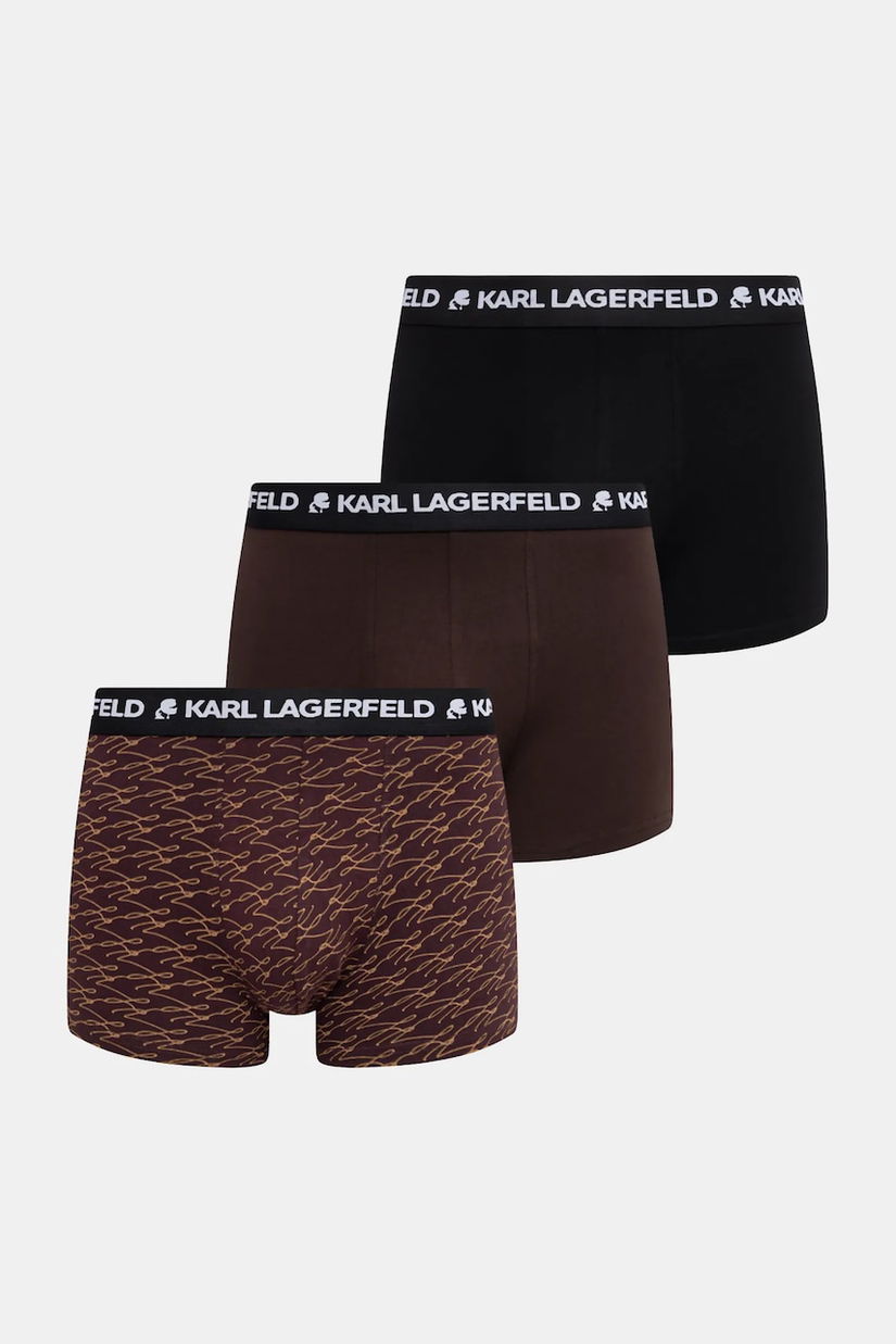 Karl Lagerfeld boxeri AUTOGRAPH 3-pack culoarea maro, B1M47011