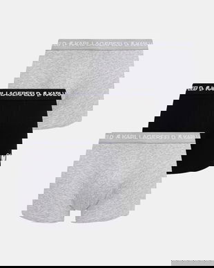 Karl Lagerfeld boxeri 3-pack culoarea gri, B1M47023