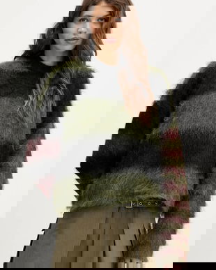 The Ragged Priest pulover culoarea verde, RPAW251054KW