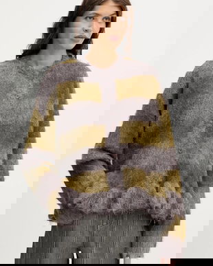 The Ragged Priest cardigan culoarea violet, RPAW251064KW