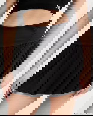 Dkny fustă culoarea negru, mini, evazati, DP6K1012