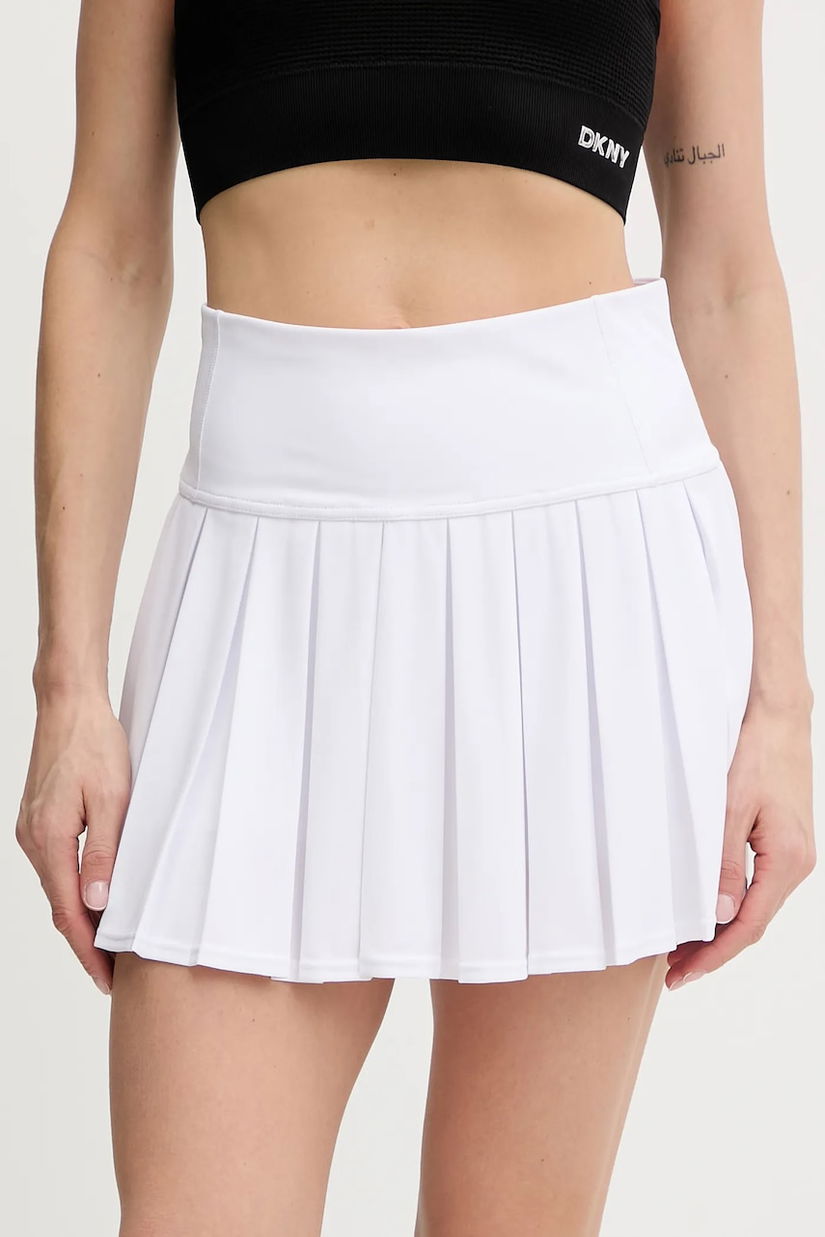 Dkny fustă culoarea alb, mini, evazati, DP6K1012