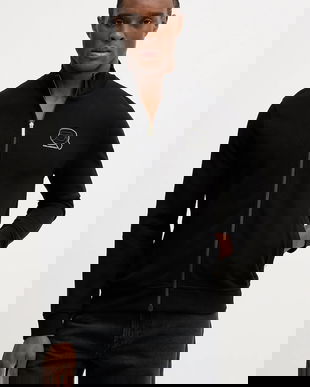 Karl Lagerfeld bluză culoarea negru, uni, 561910.705004