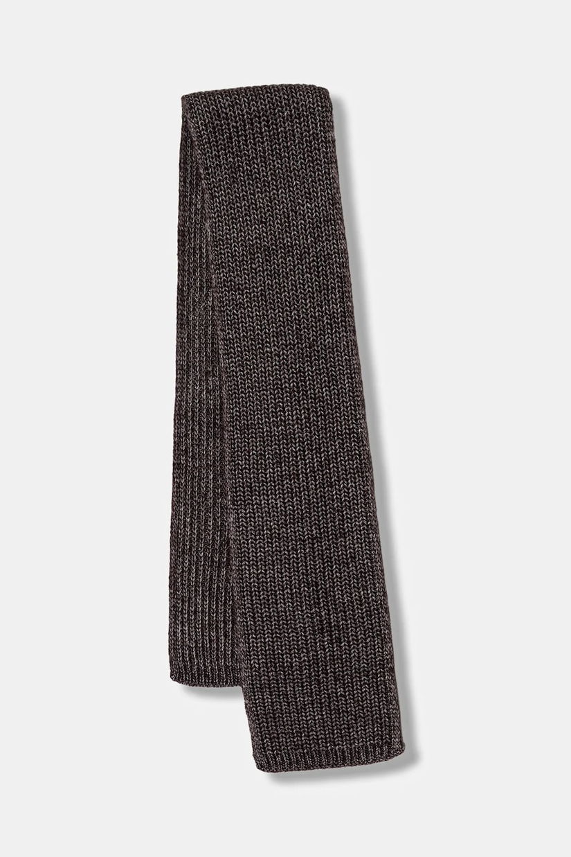 Sisley eșarfă cu lână culoarea bleumarin, cu imprimeu, 1H5BLU00Z