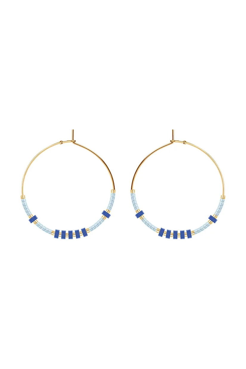 Lilou cercei placați cu aur 252/35/KOL/MIXKAM/NIE/PO