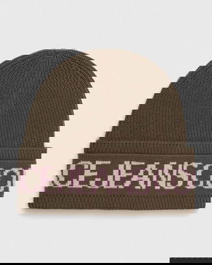 Versace Jeans Couture caciula de lana culoarea verde, de lana, 77HAZK40 ZG020