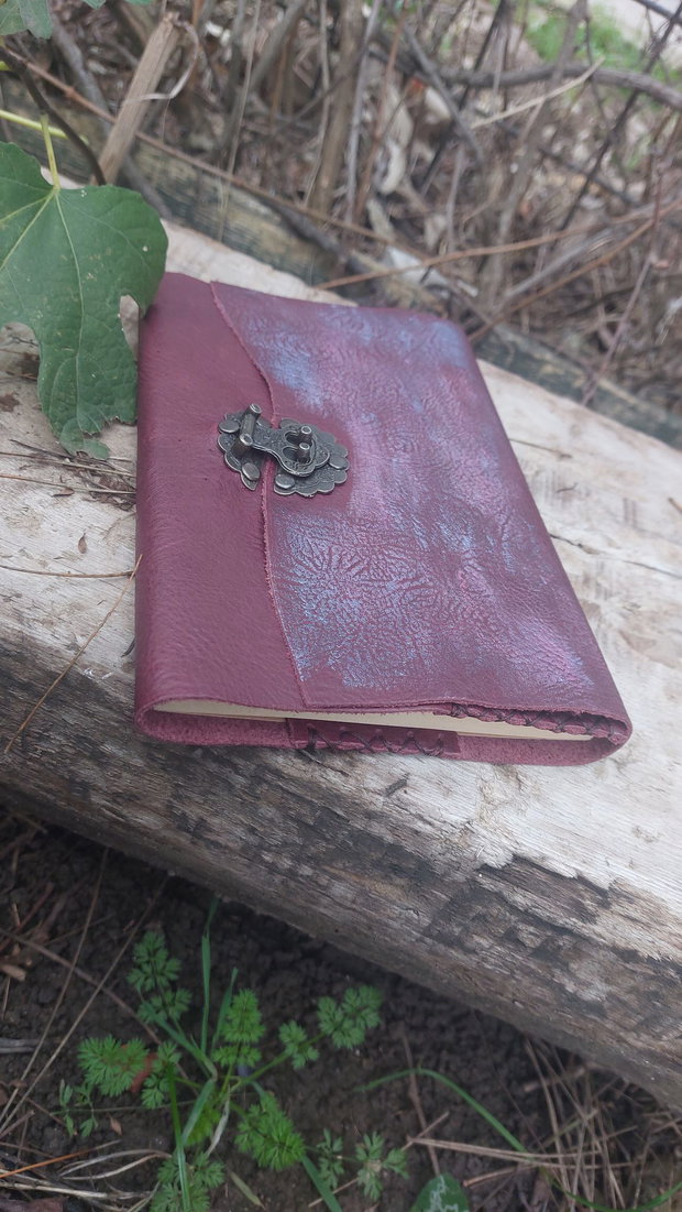 Agenda cu coperta din piele naturala