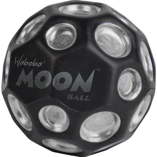 Minge hiperelastica: Waboba Moon Ball. Neagra cu pete argintii