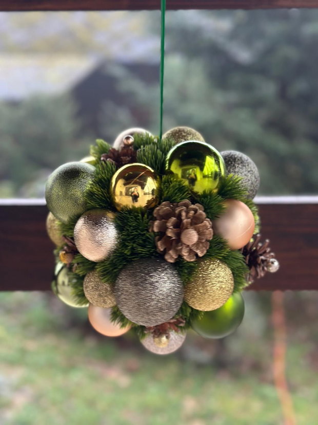 Aranjament decorativ Crăciun  Golden Green