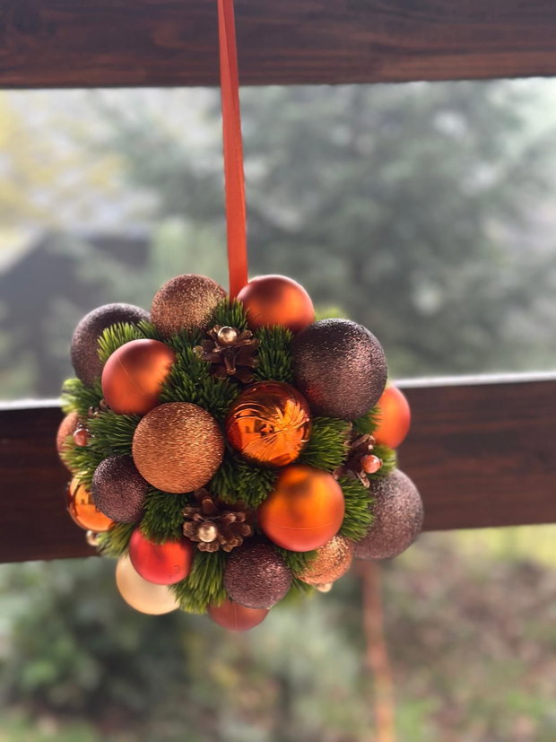 Aranjament decorativ Crăciun Copper Glow