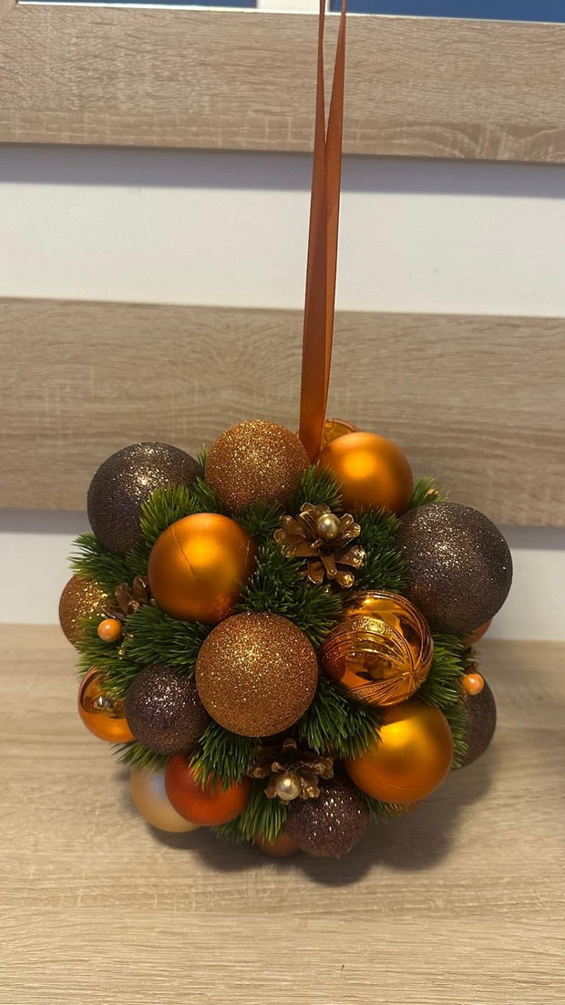 Aranjament decorativ Crăciun Copper Glow