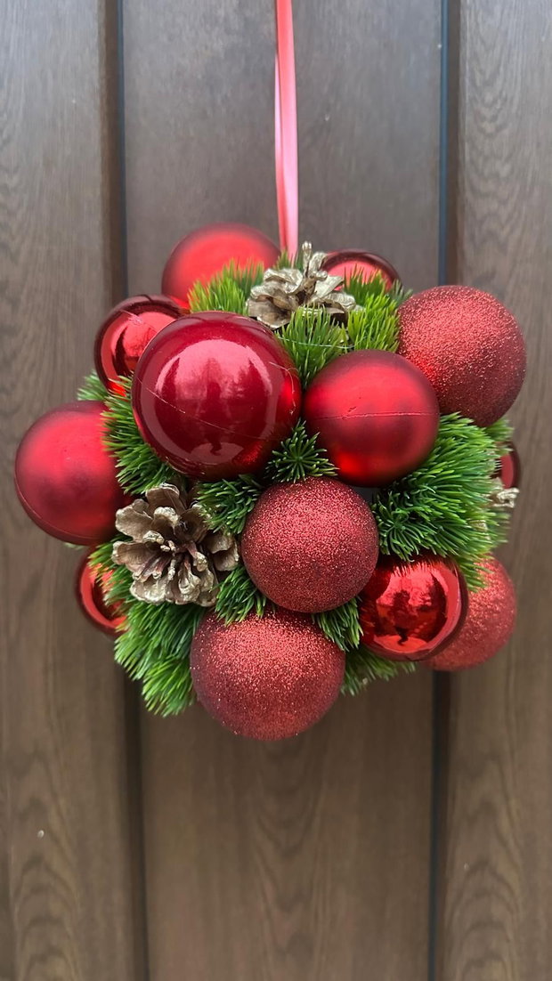 Aranjament decorativ Craciun- Red Classic