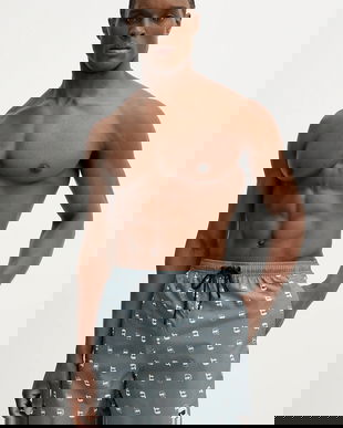 Karl Lagerfeld pantaloni scurti de baie IKON culoarea verde, A3M46007