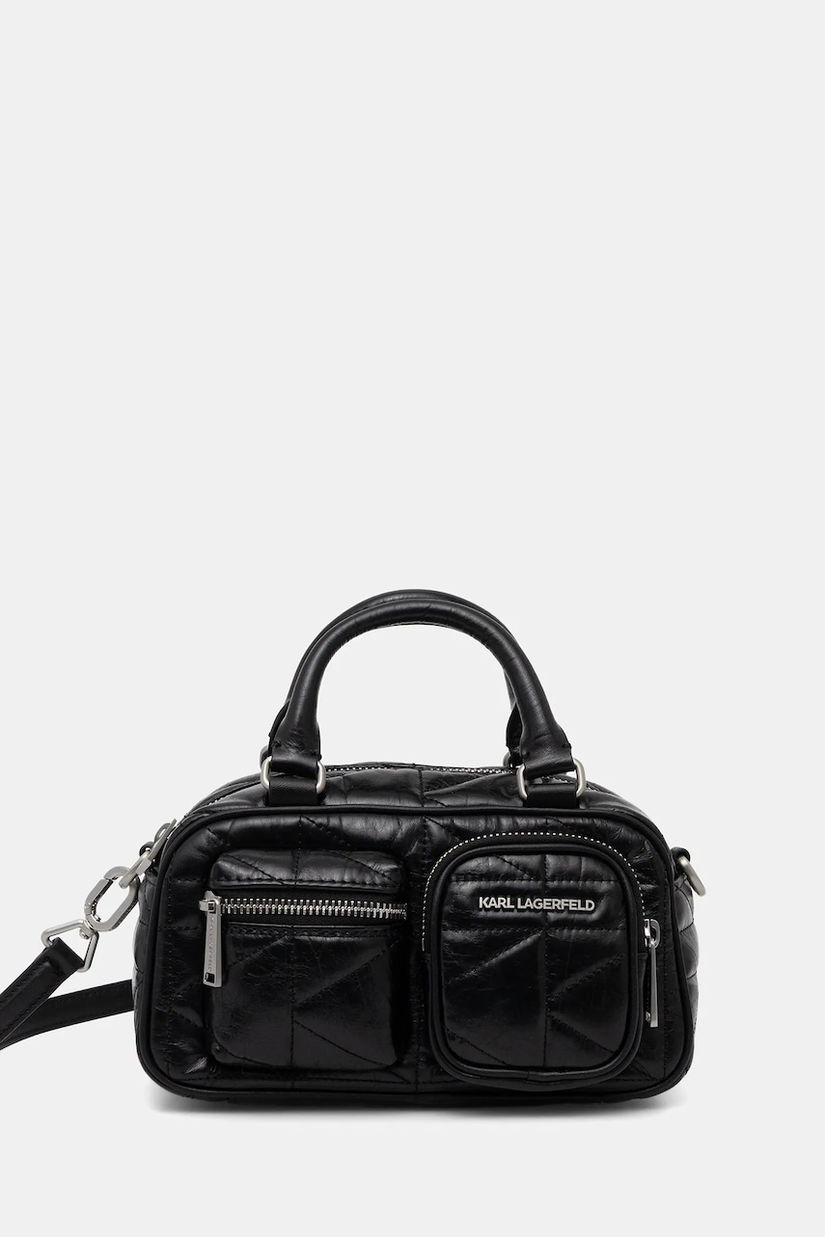 Karl Lagerfeld geantă K/KUILT culoarea negru, B1W30090
