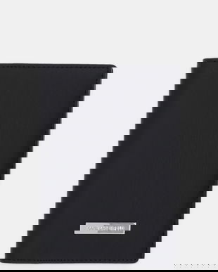 Karl Lagerfeld husă pentru pașaport IKON culoarea negru, B1W32003