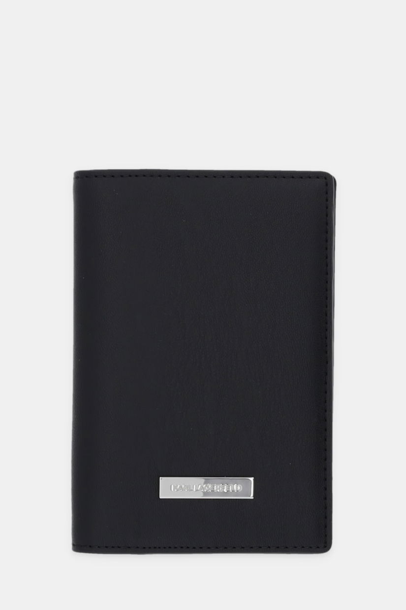 Karl Lagerfeld husă pentru pașaport IKON culoarea negru, B1W32003