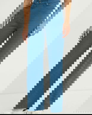 BOSS Orange jeansi femei, culoarea turcoaz, 50531036