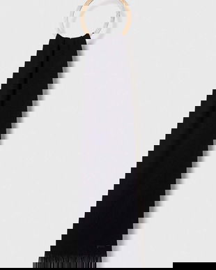 BOSS fular de lână Albas uni