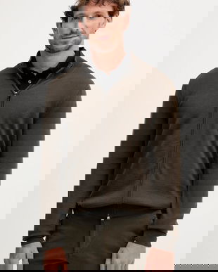 BOSS cardigan din lână Balonso-L culoarea gri