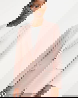 BOSS sacou Jocaluah culoarea roz, un singur rand de nasturi, uni