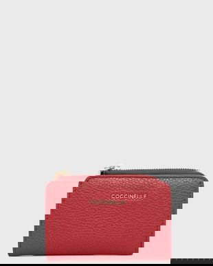 Coccinelle portofel de piele femei, culoarea bordo, E2 MW5 17 01 01