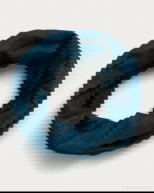 Viking fular impletit 1214 Regular culoarea albastru marin, neted