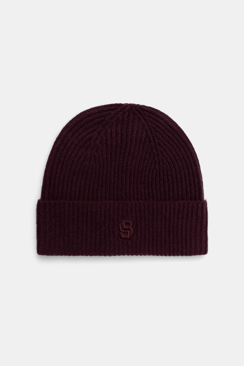 BOSS căciulă de lână Leah-B-Icon_hat culoarea violet, 50557673