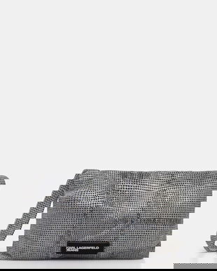 Karl Lagerfeld Jeans geantă culoarea argintiu, B1W30234