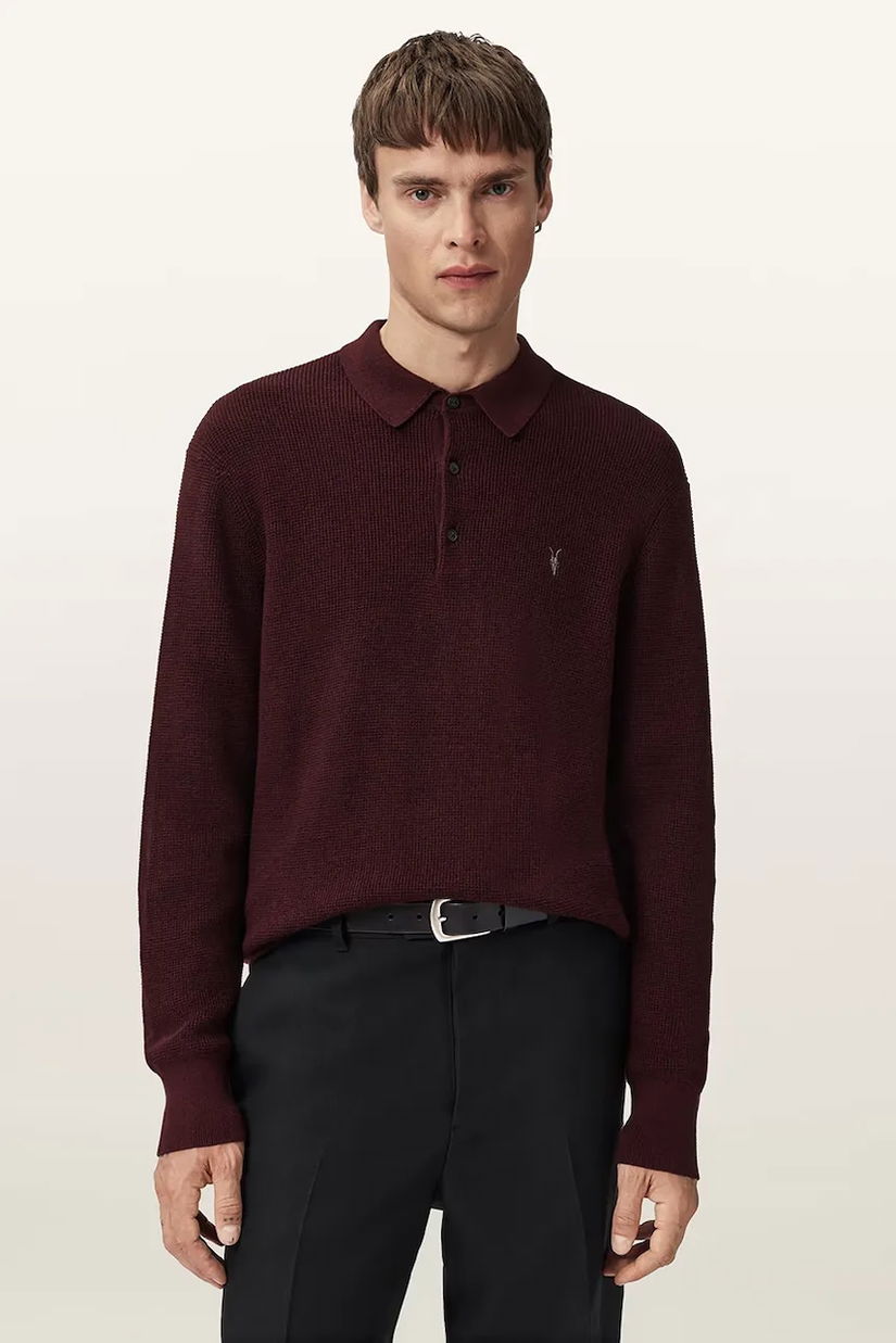 AllSaints pulover din amestec de lână ASPEN culoarea gri, light, M095KB