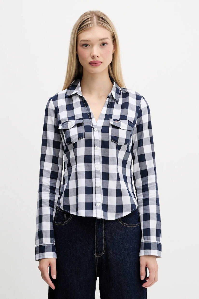 Hollister Co. cămașă din bumbac cu guler clasic, regular, KI340-5425