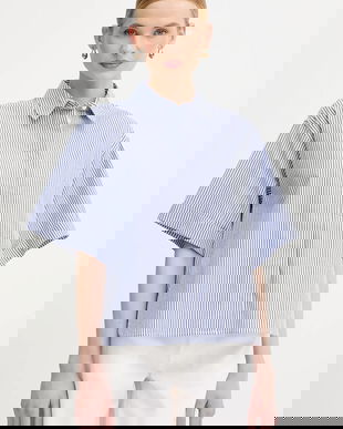 United Colors of Benetton cămașă culoarea bleumarin, cu guler clasic, regular, 5SZRDQ0C0