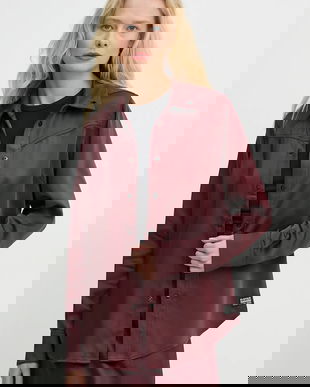 G-Star cămașă femei, culoarea rosu, cu guler clasic, regular, D25265-D414